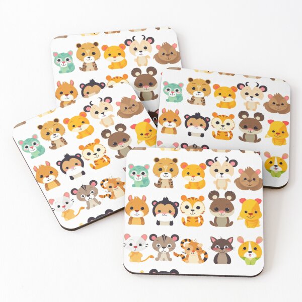Item preview, Set of Cute Animal Illustrations for Children - Graphic Art designed and sold by Piotrek0001.