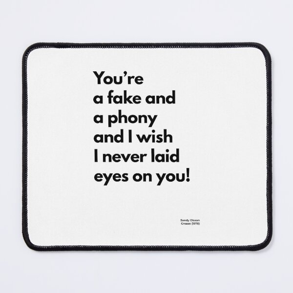 Item preview, Grease (1978), Quote designed and sold by PinkandP.