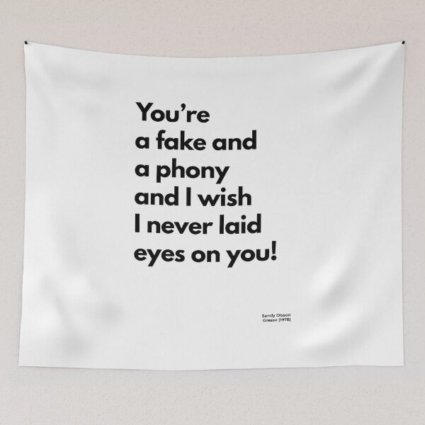 Item preview, Grease (1978), Quote designed and sold by PinkandP.