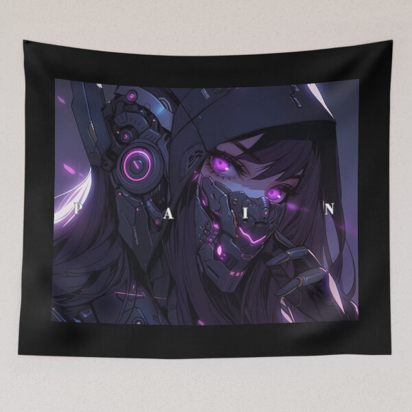Item preview, Cyberpunk Pain: Unveiling the Dark Side of Technological Progress designed and sold by RIAiCreations.
