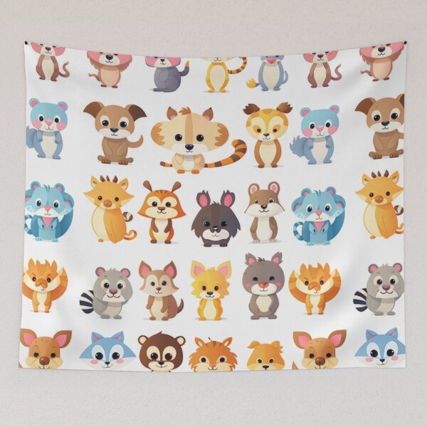 Item preview, Set of Cute Animal Illustrations for Children - Graphic Art designed and sold by Piotrek0001.