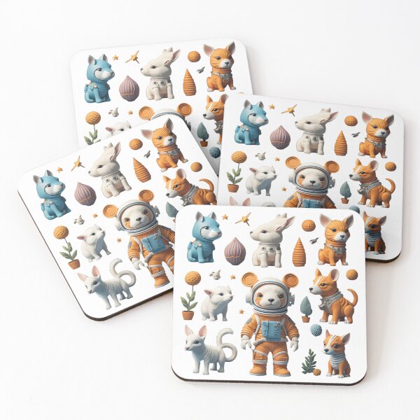 Item preview, Pets in space STAR 2 designed and sold by SpecialForceART.