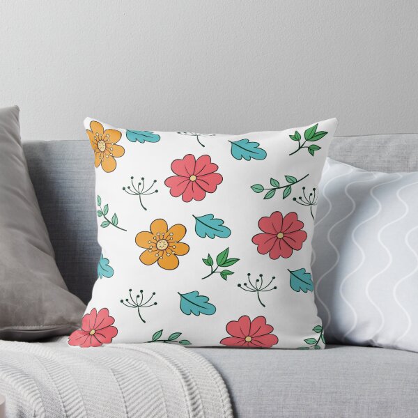 Artikelvorschau, Handgezeichnetes Blumen- und Blättermuster, für den Alltag, Geburtstagsgeschenk, farbenfrohes Design entworfen und verkauft von Chicheyani.