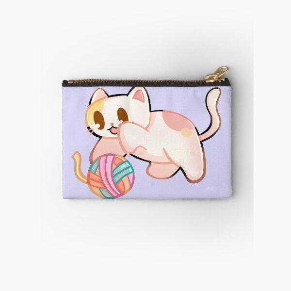 Item preview, Calico Cat Playing With Yarn designed and sold by franzieart.