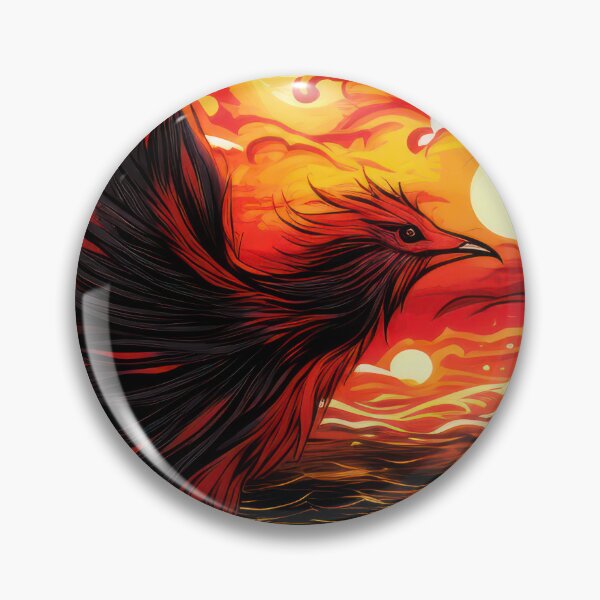 Item preview, Red Cardinal Logo on Crimson Sunset designed and sold by Belltwon.