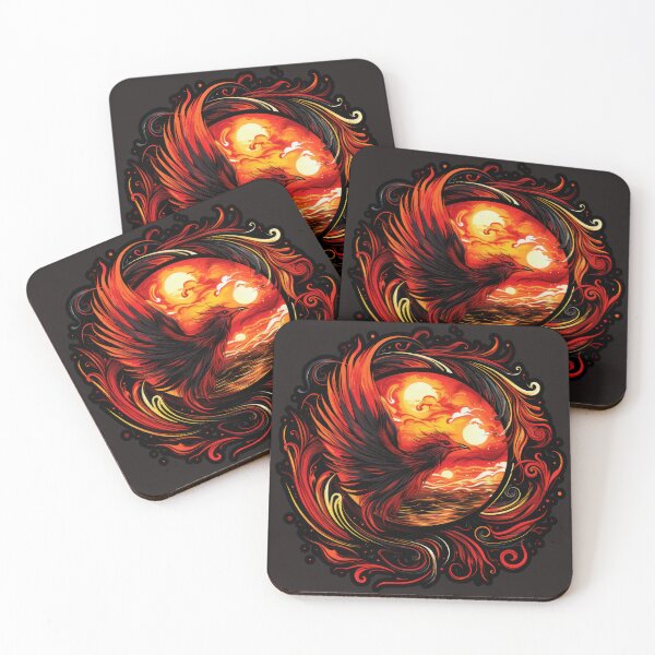 Item preview, Red Cardinal Logo on Crimson Sunset designed and sold by Belltwon.