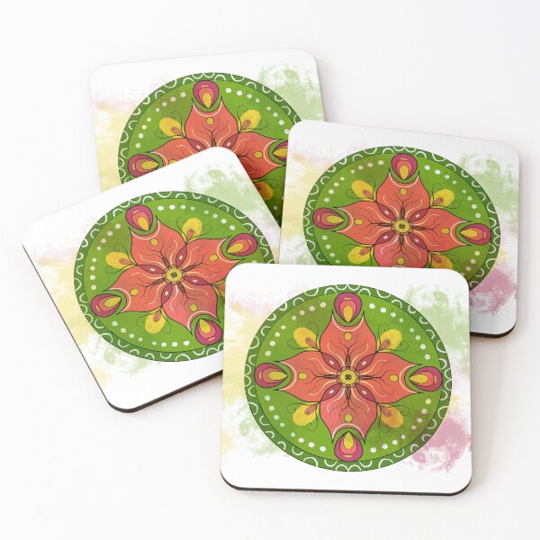 Aperçu de l'œuvre Mandala Fleur Traditionnelle Asiatique créée et vendue par moonsept.