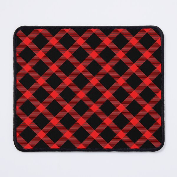 Item preview, Red and black tartan, plaid pattern, diagonal designed and sold by patterncrow.