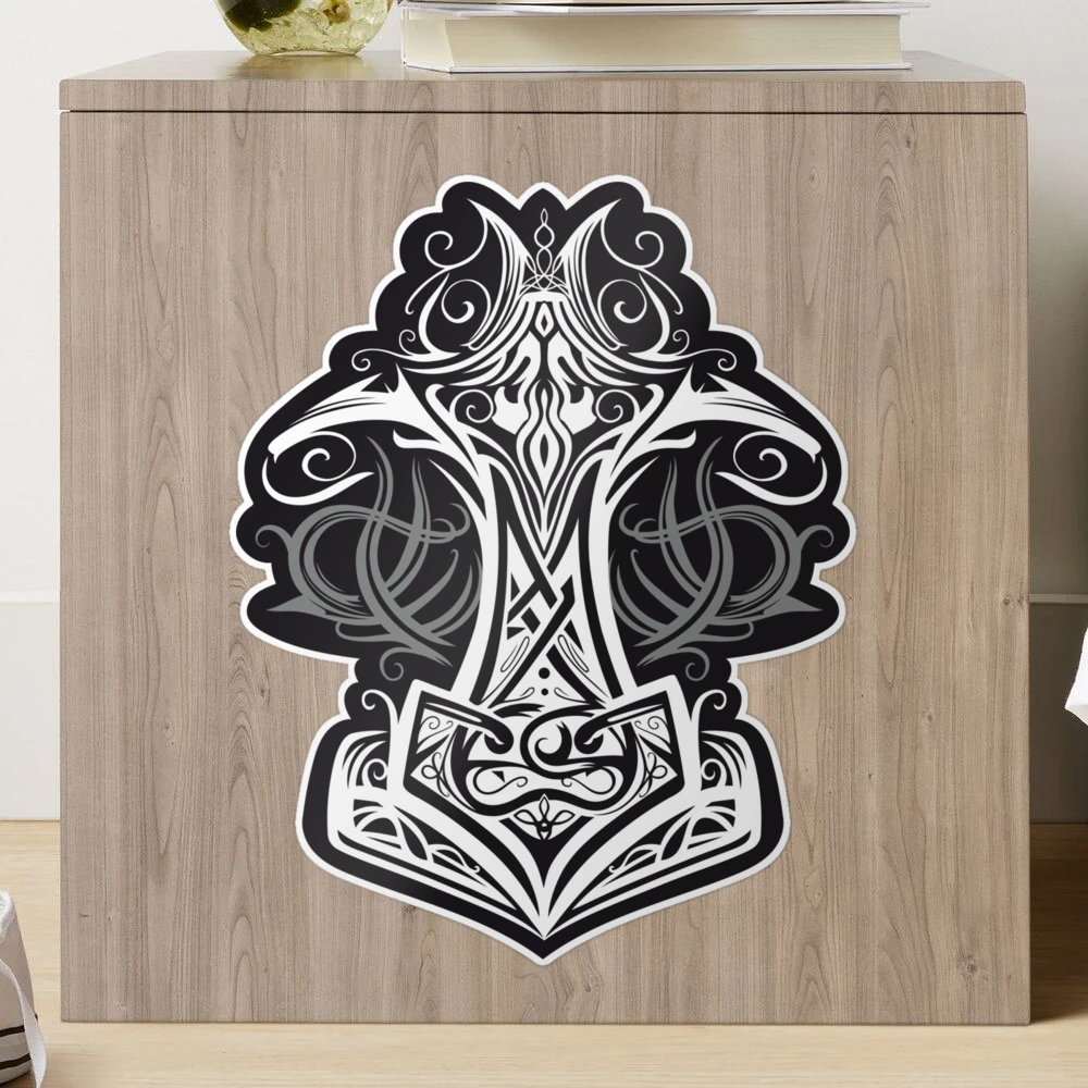Mjolnir Lettering Mjolnir Silhuett