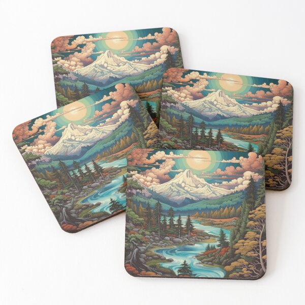 Item preview, Utopian Paradise - Cartoon Sticker, Whimsical Imagery designed and sold by Dubage603.
