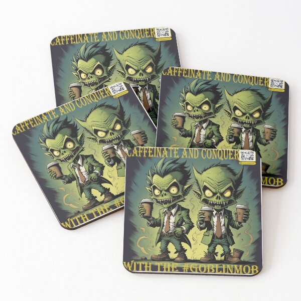 Item preview, caffeinate and conquer with the #goblinmob designed and sold by Fedwin TheWise.