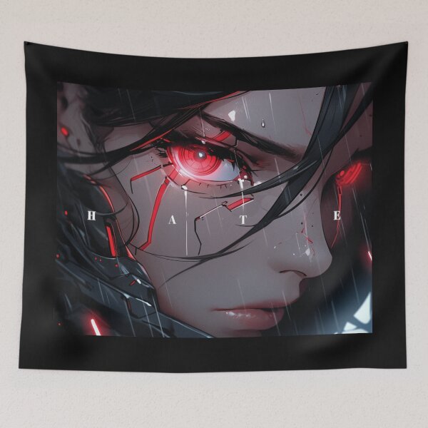 Item preview, Cyberpunk Hate: Unveiling the Dark Underbelly of a Futuristic Society designed and sold by RIAiCreations.