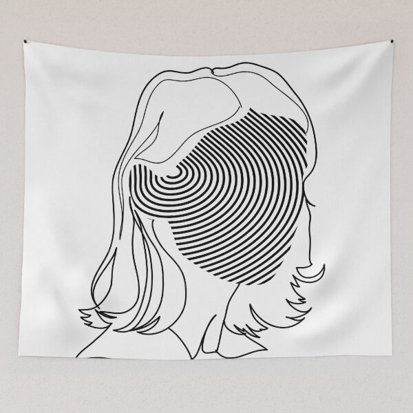 Item preview, Woman Without a Face Optical Art designed and sold by in-the-mountain.