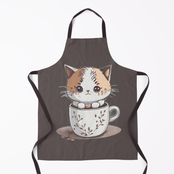 Item preview, Little kitten in cup designed and sold by stickerbuddy01.