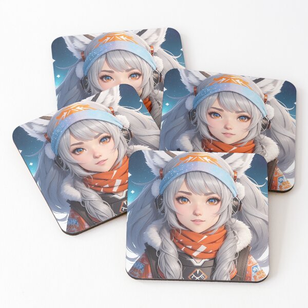 Item preview, 005 Loneliness adds beauty to life Childhood Dream Girls Cat Ear headband Anime T-Shirt  Anime Stiker designed and sold by B2-Soul-of-Art.