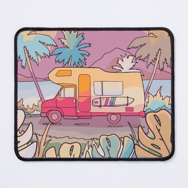 Item preview, Campervan travels designed and sold by Swadeillustrations.