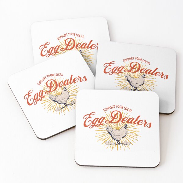 Item preview, Funny Chicken Support Your Local Egg Dealers designed and sold by knapst.