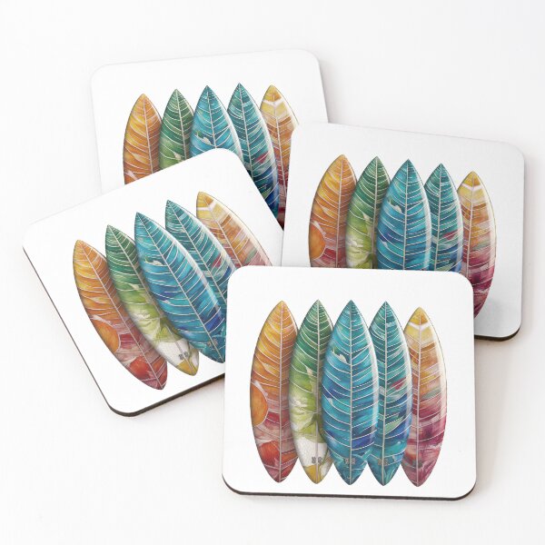 Item preview, Hawaiian Surfboard Wall designed and sold by ramblingsaloha.