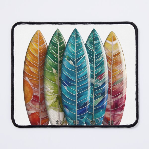 Item preview, Hawaiian Surfboard Wall designed and sold by ramblingsaloha.