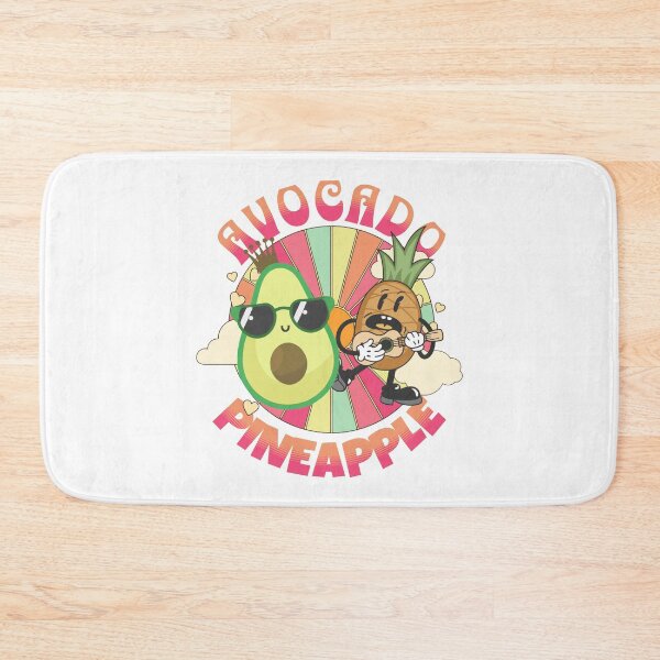 Item preview, avocado and pineapple cute designed and sold by PopPizzazz.