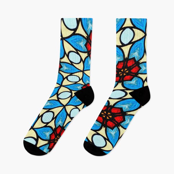 Artikelvorschau, Himmelblaues Blumenmuster entworfen und verkauft von Patternflower.