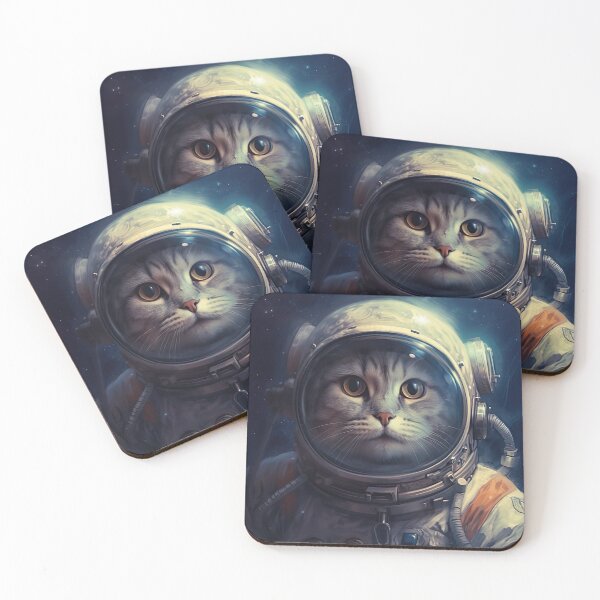 Item preview, astronaut cat designed and sold by jerbiz.