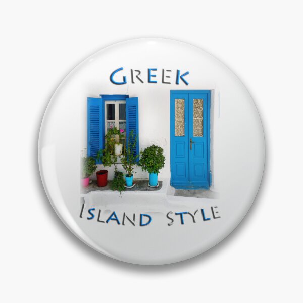 Item preview, Greek Island Style - Blue & White designed and sold by Adam Gormley.