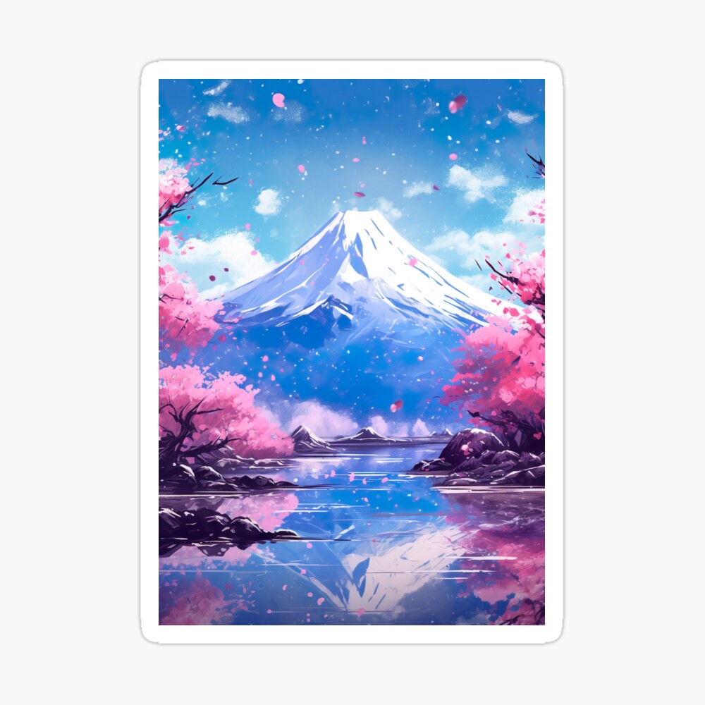 Fuji Mountain Painting