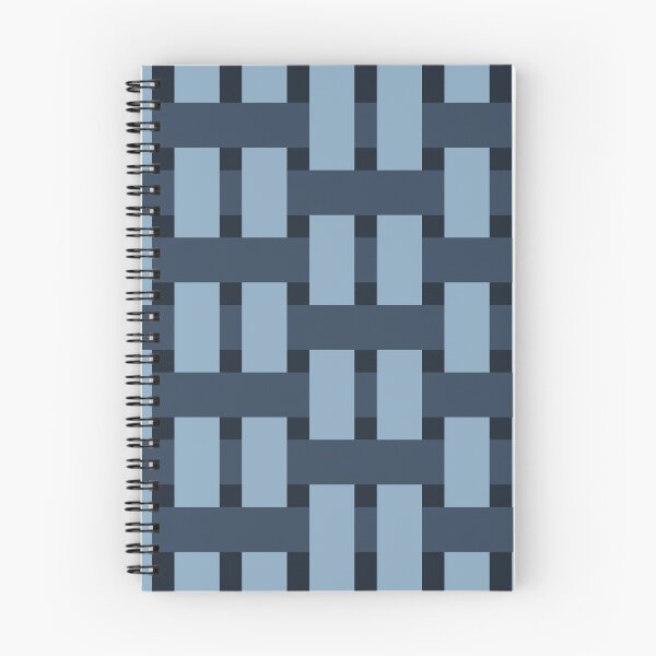 Item preview, Fabric Weave Types #04 - Weft Rib Weave Regular Pattern - Sophisticated Blue designed and sold by DesignCentrum.