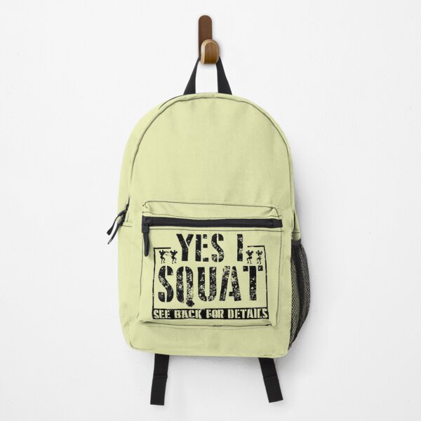 Item preview, Yes I Squat - See Back For Details designed and sold by Vicky021.