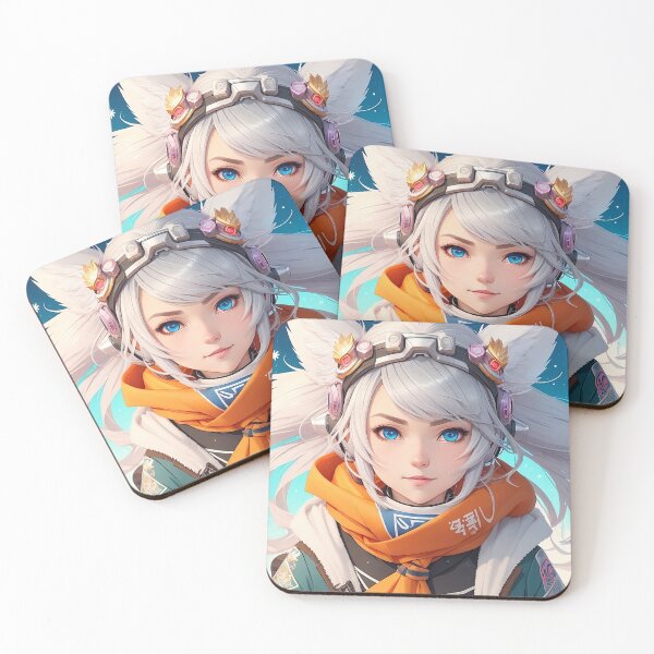 Item preview, 007 Loneliness adds beauty to life Childhood Dream Girls Cat Ear headband Anime T-Shirt  Anime Stiker designed and sold by B2-Soul-of-Art.