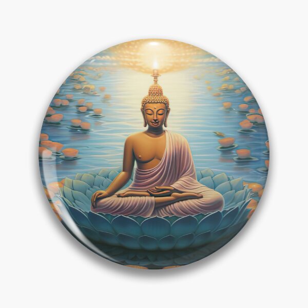 Item preview, Buddha himself seated on a huge floating lotus designed and sold by jerbiz.