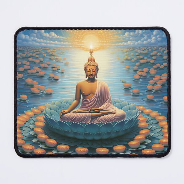 Item preview, Buddha himself seated on a huge floating lotus designed and sold by jerbiz.