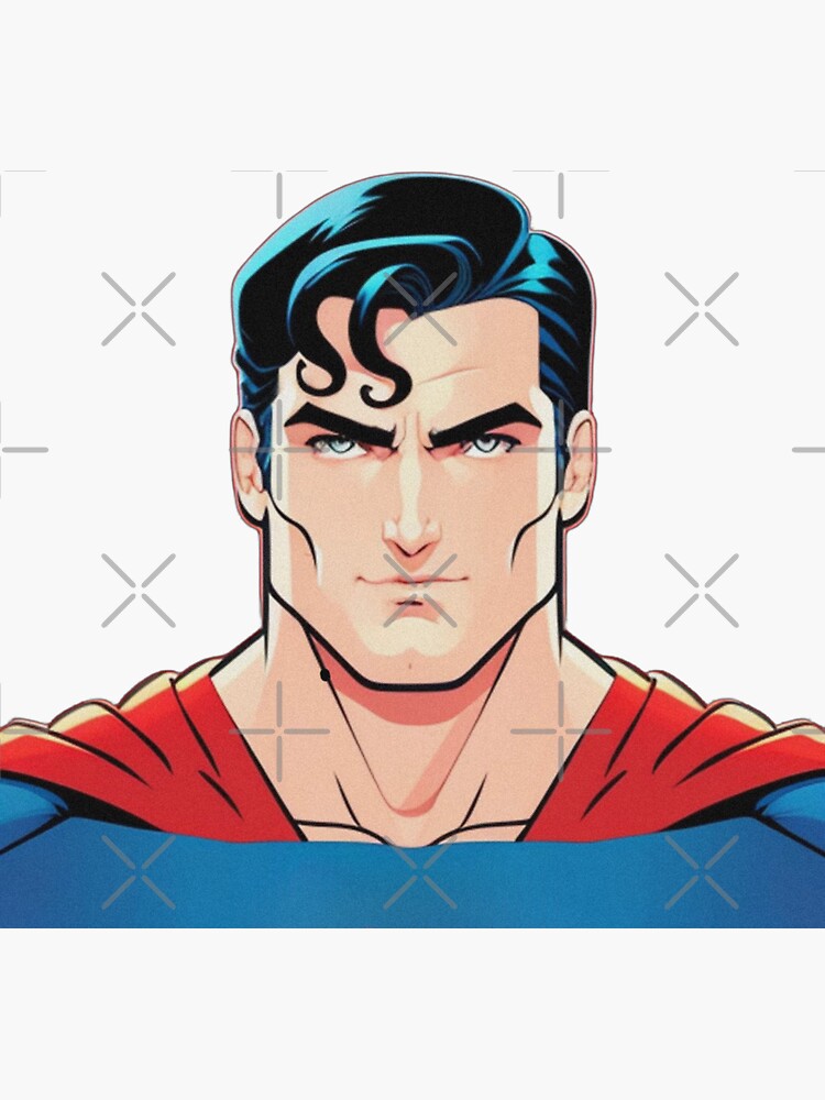 Superman: Unleash Your Inner Hero - Iconic Design Sticker for Sale by Tee  Time