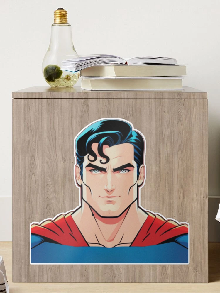 Superman: Unleash Your Inner Hero - Iconic Design Sticker for Sale by Tee  Time