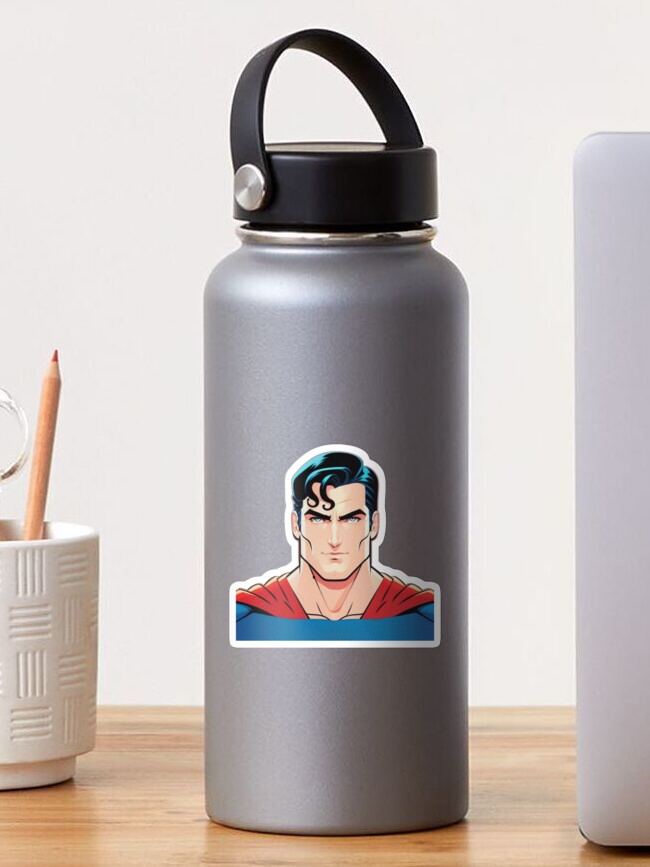 Superman: Unleash Your Inner Hero - Iconic Design Sticker for Sale by Tee  Time