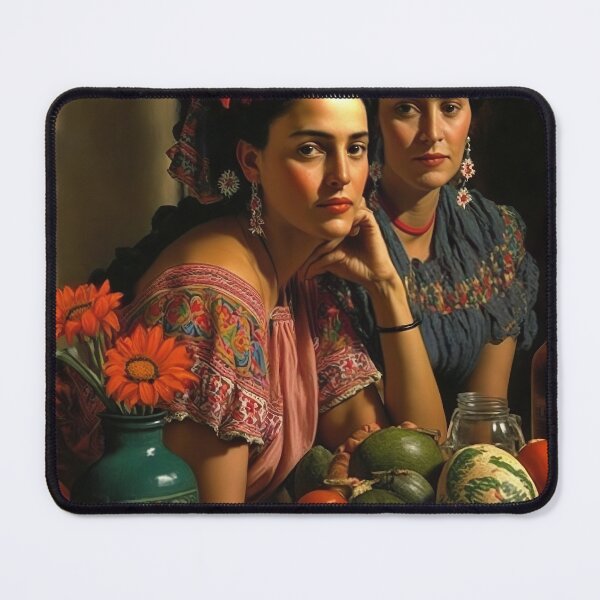 Item preview, Mexican still life with lady designed and sold by Pflugart.