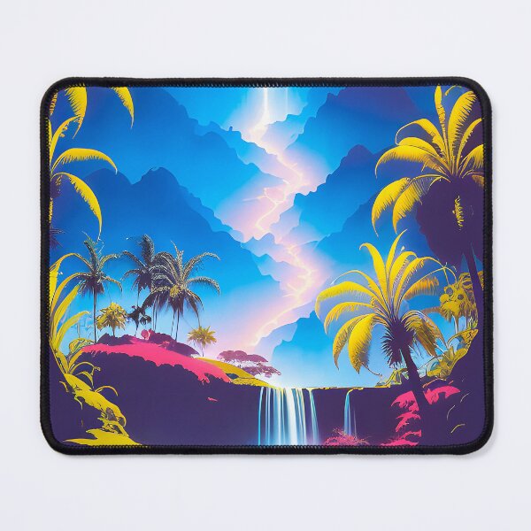 Item preview, Bizarre Atmosphere: Enchanting Waterfall Art | AI Generated Art designed and sold by Epic Craftroom.