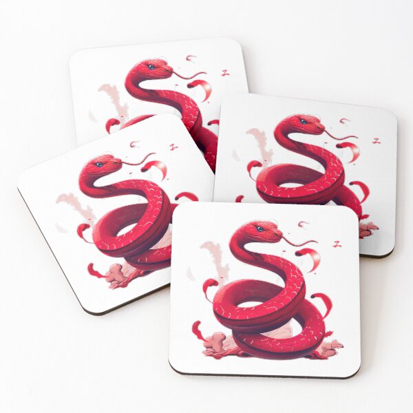 Item preview, red snake designed and sold by jerbiz.