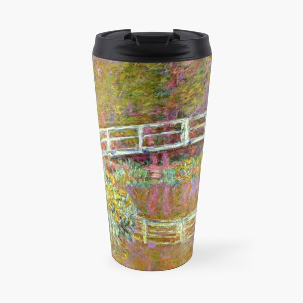 Monet - Bridge in Monet's Garden Travel Mug