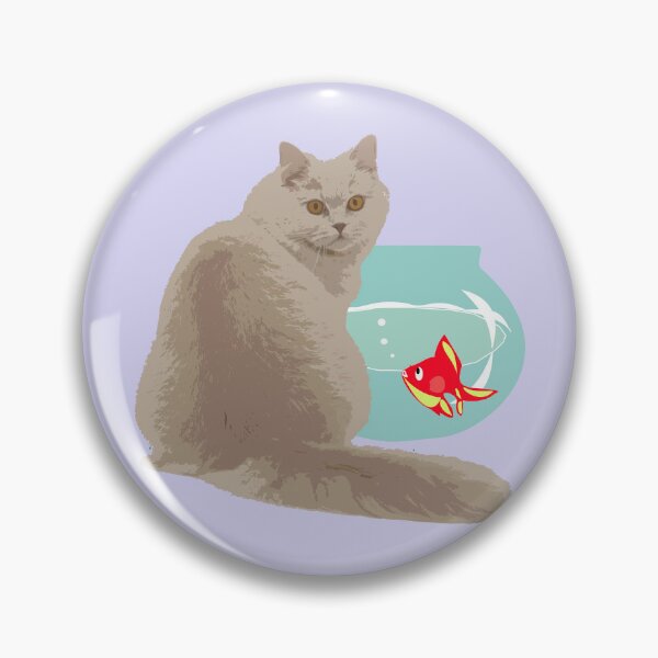 Item preview, Cat Guarding Fishbowl designed and sold by JHANL.