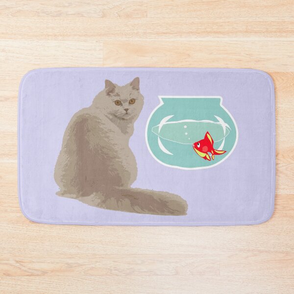 Item preview, Cat Guarding Fishbowl designed and sold by JHANL.