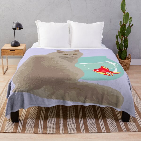 Item preview, Cat Guarding Fishbowl designed and sold by JHANL.