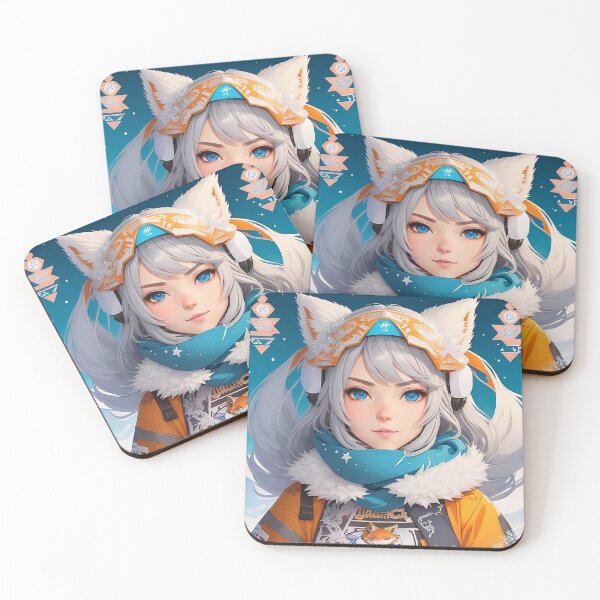 Item preview, 009 Loneliness adds beauty to life Childhood Dream Girls Cat Ear headband Anime T-Shirt  Anime Stiker designed and sold by B2-Soul-of-Art.