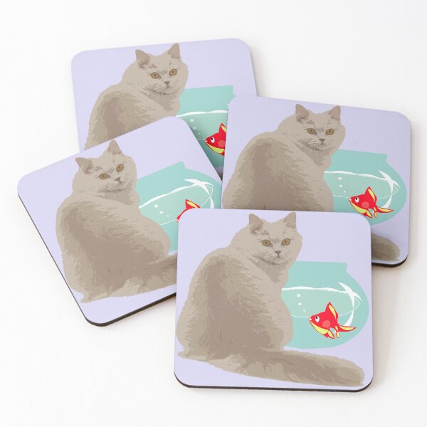 Item preview, Cat Guarding Fishbowl designed and sold by JHANL.
