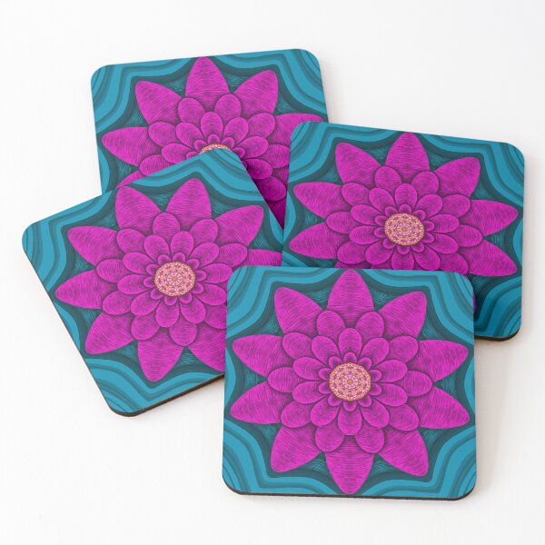 Item preview, abstract floristic flower designed and sold by neurostructure.