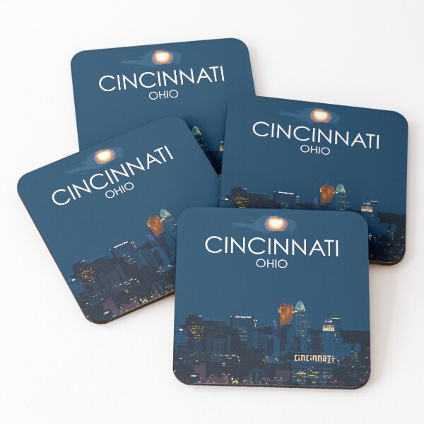 Artikelvorschau, Cincinnati, Ohio, USA, Druck entworfen und verkauft von summattodraw.