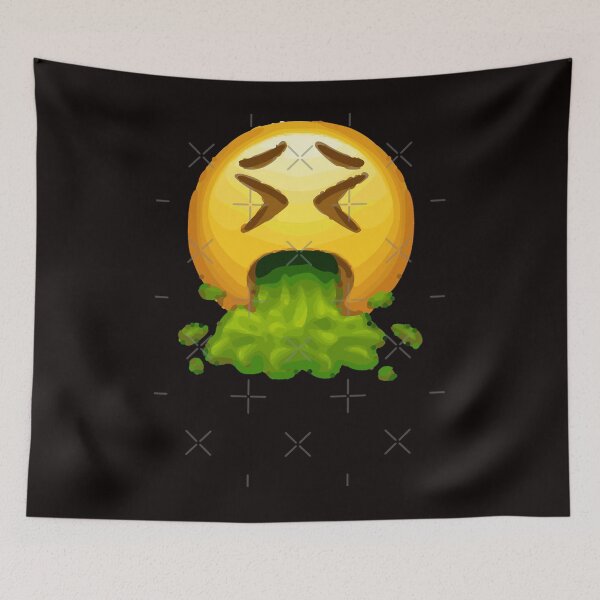 Item preview, emoji puking designed and sold by StephanPrusc.