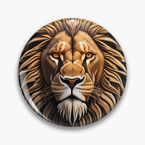Item preview, Frontal lion, sticker designed and sold by gaahlKING2.