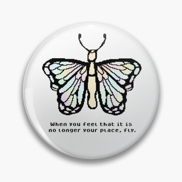Item preview, colorful butterfly pixel designed and sold by Dianaacs.